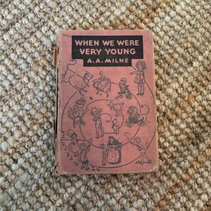 Vintage When We Were Very Young hardback book novel A. A. Milne